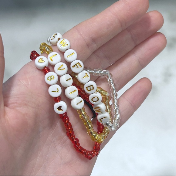Chiefs Taylor Swift Friendship Bracelets 87 Swiftbowl Super Bowl Travis Kelce - Picture 4 of 4
